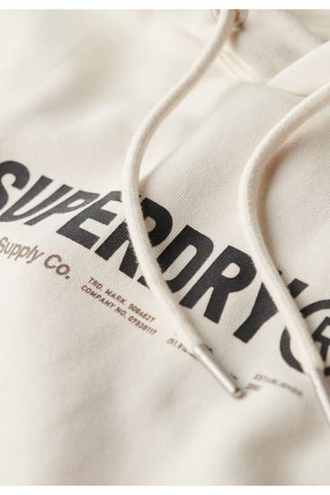 SUPERDRY - Hoodie 'Utility' ecru