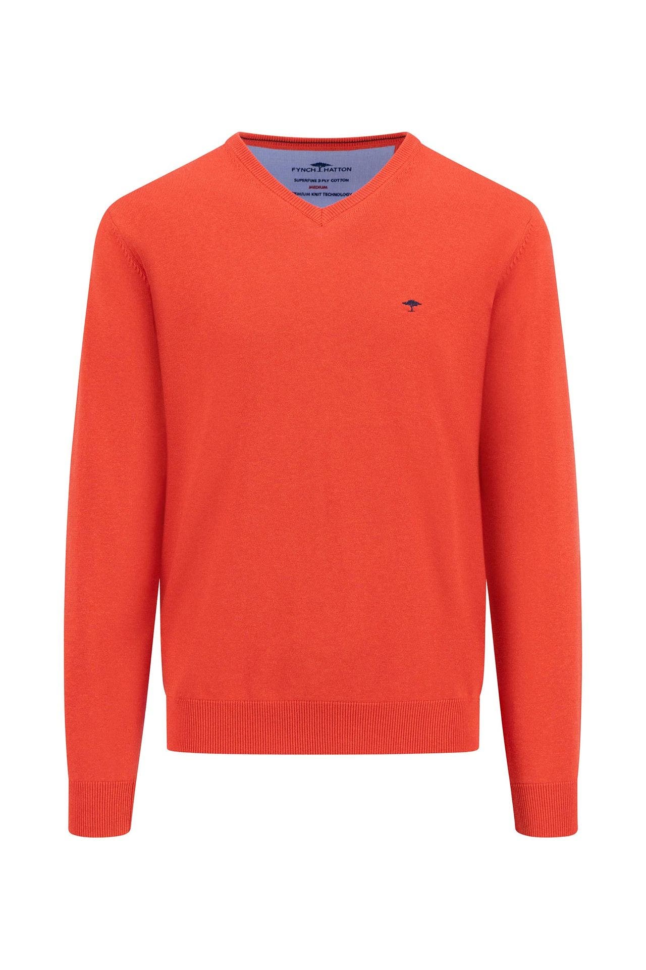 FYNCH-HATTON Strickpullover rot, Bild 1
