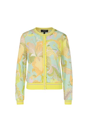 MARC CAIN Strickjacke floral
