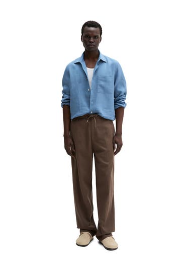 MARC O'POLO Casual-Hemd blau