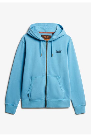 SUPERDRY - Sweatjacke hellblau