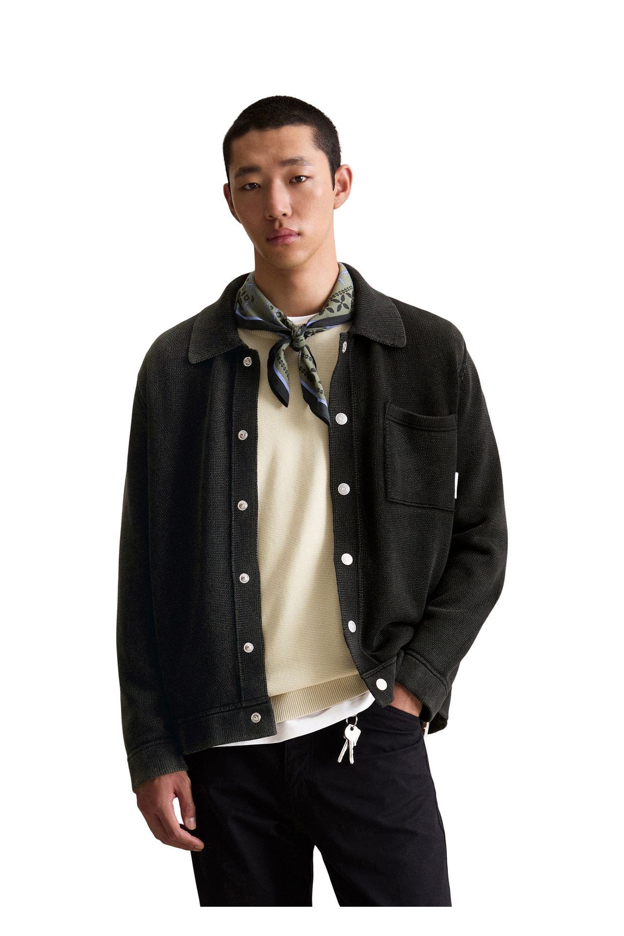 MARC O'POLO DENIM Overshirt schwarz, Bild 1