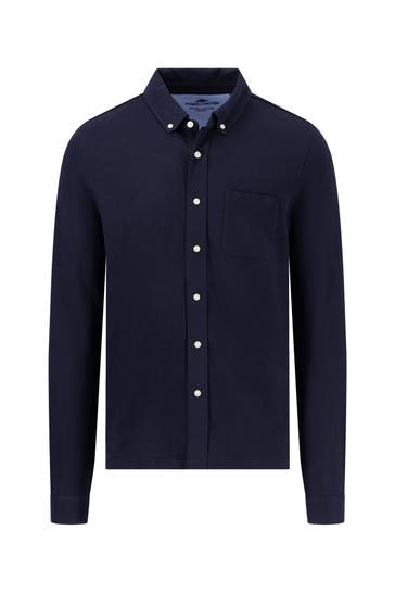 FYNCH-HATTON Casual-Hemd schwarzblau