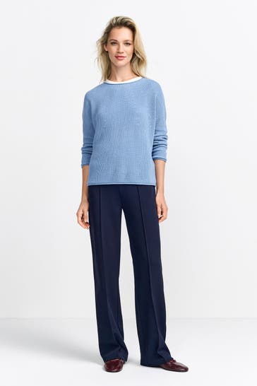 RICH & ROYAL Strickpullover blau