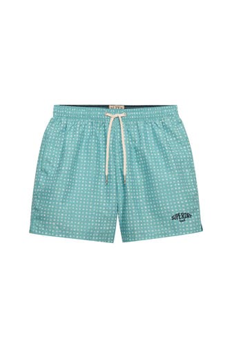 SUPERDRY Badeshorts petrol