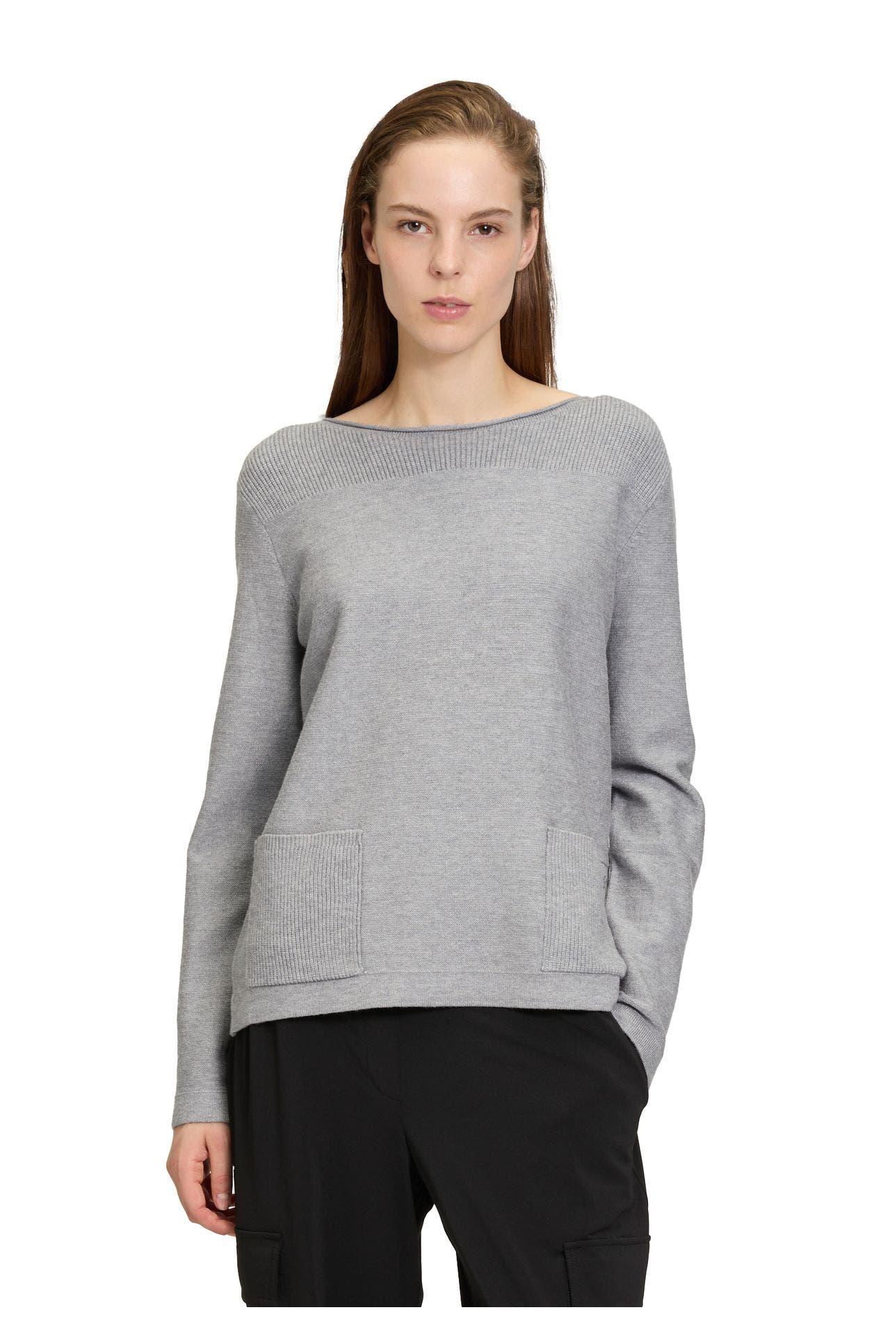 BETTY BARCLAY Strickpullover grau, Bild 1