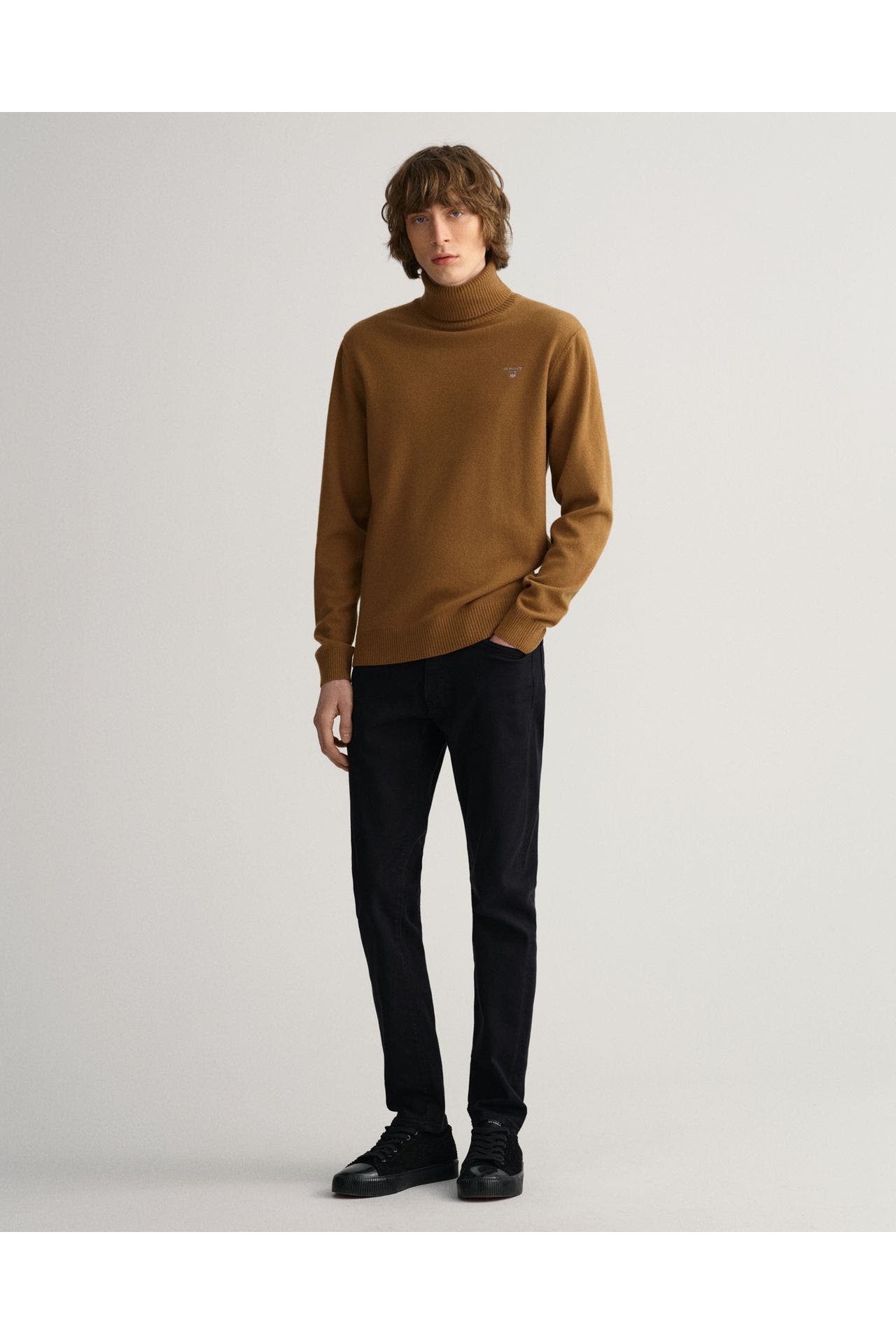 GANT Rollkragen-Wollstrickpullover camel, Bild 1