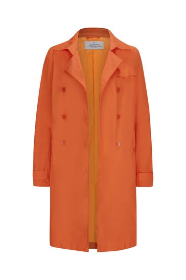 MILESTONE Trenchcoat neonorange