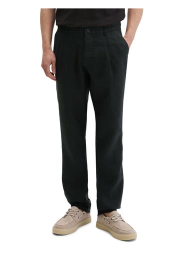 MARC O'POLO Leinenhose 'Osby' schwarz