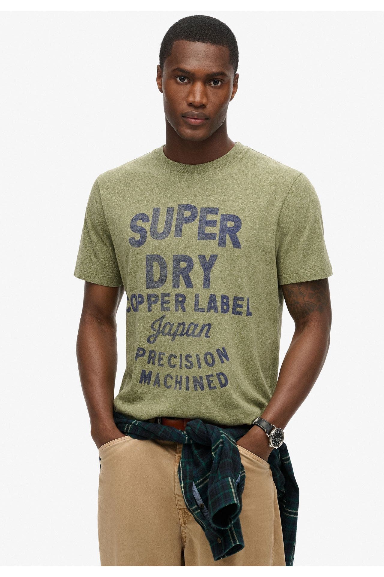 SUPERDRY T-Shirt graugrün, Bild 1