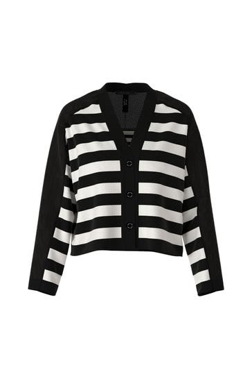MARC CAIN Strickjacke gestreift