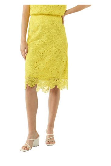 COMMA, Spitzenrock gelb