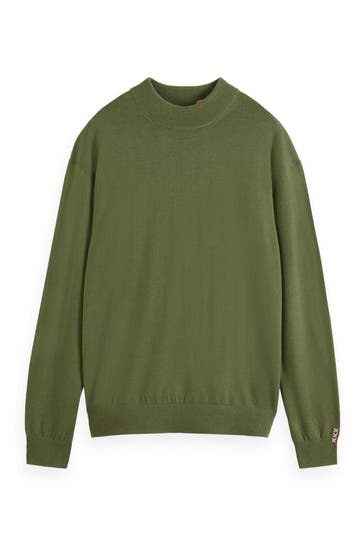 SCOTCH & SODA Strickpullover oliv