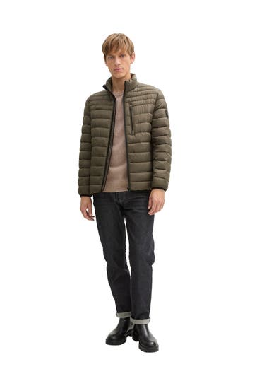 TOM TAILOR Light-Steppjacke oliv