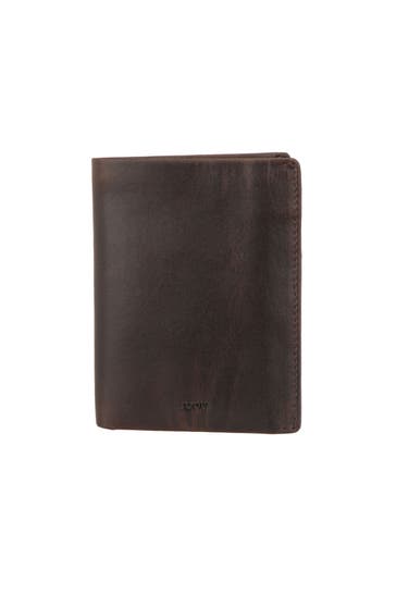 JOOP! Ledergeldbörse 'Loreto Landon' dunkelbraun