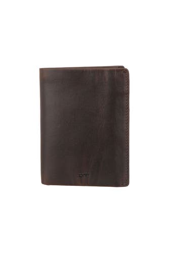 JOOP! Ledergeldbörse 'Loreto Landon' dunkelbraun