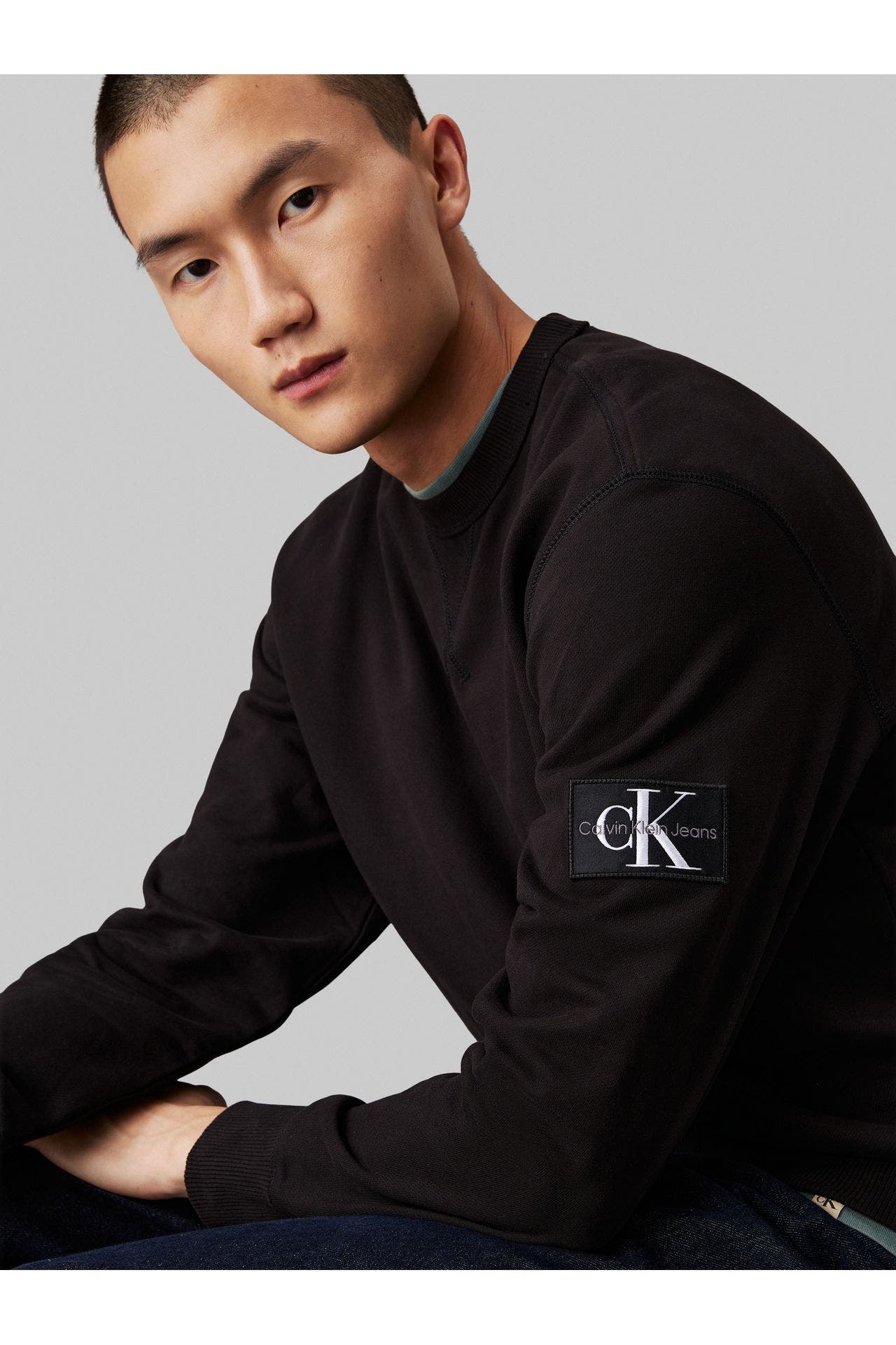 CALVIN KLEIN Sweatshirt schwarz, Bild 1