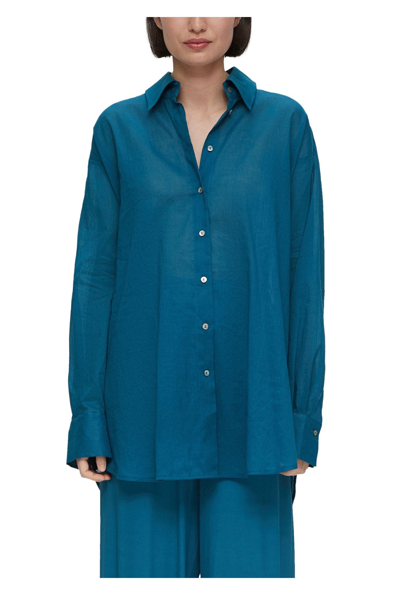 S.OLIVER BLACK LABEL Casual-Bluse petrol, Bild 1