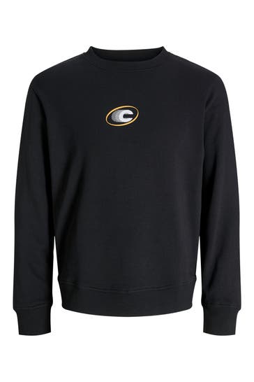 JACK & JONES Sweatshirt schwarz