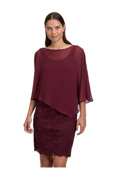 VERA MONT Kleid weinrot