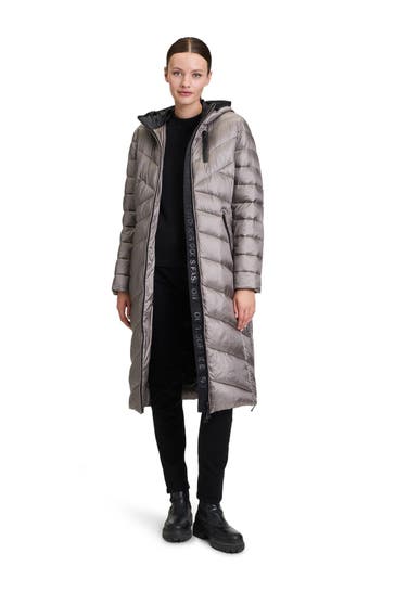 GIL BRET Steppmantel silber