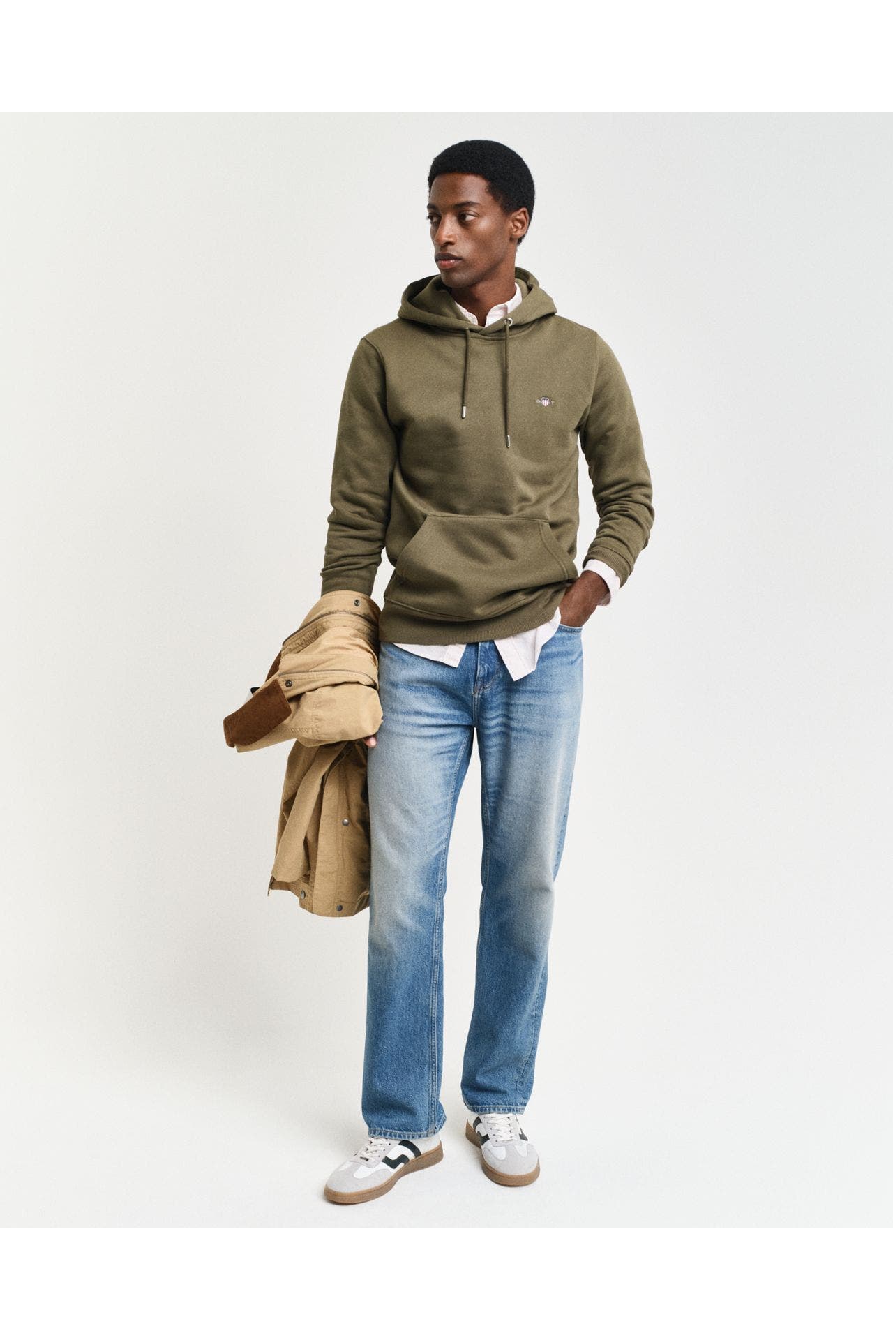 GANT Hoodie oliv, Bild 1