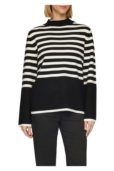 S.OLIVER BLACK LABEL Strickpullover gestreift