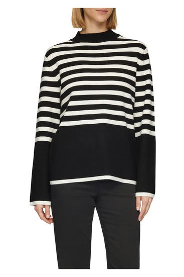 S.OLIVER BLACK LABEL - Strickpullover gestreift
