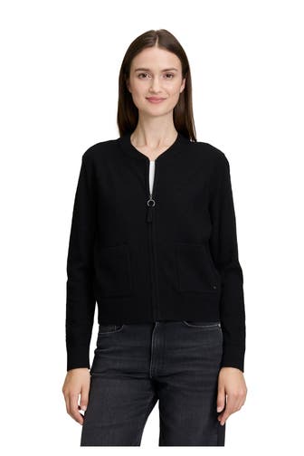 BETTY & CO Strickjacke schwarz