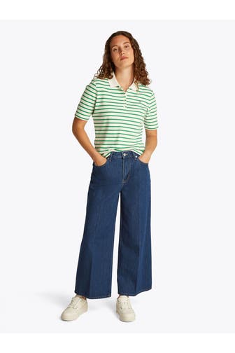 TOMMY HILFIGER Jeans dunkelblau flared