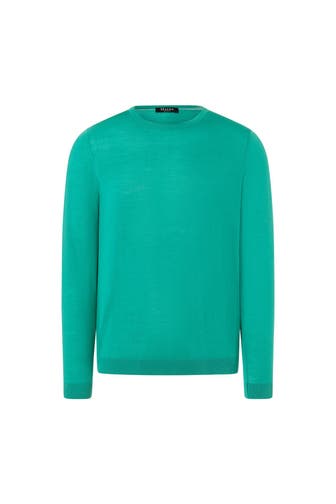 MAERZ MUENCHEN Wollpullover petrol