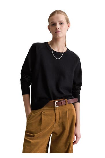 MARC O'POLO DENIM Strickpullover schwarz