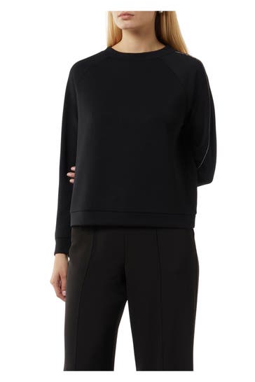 COMMA, Sweatshirt schwarz