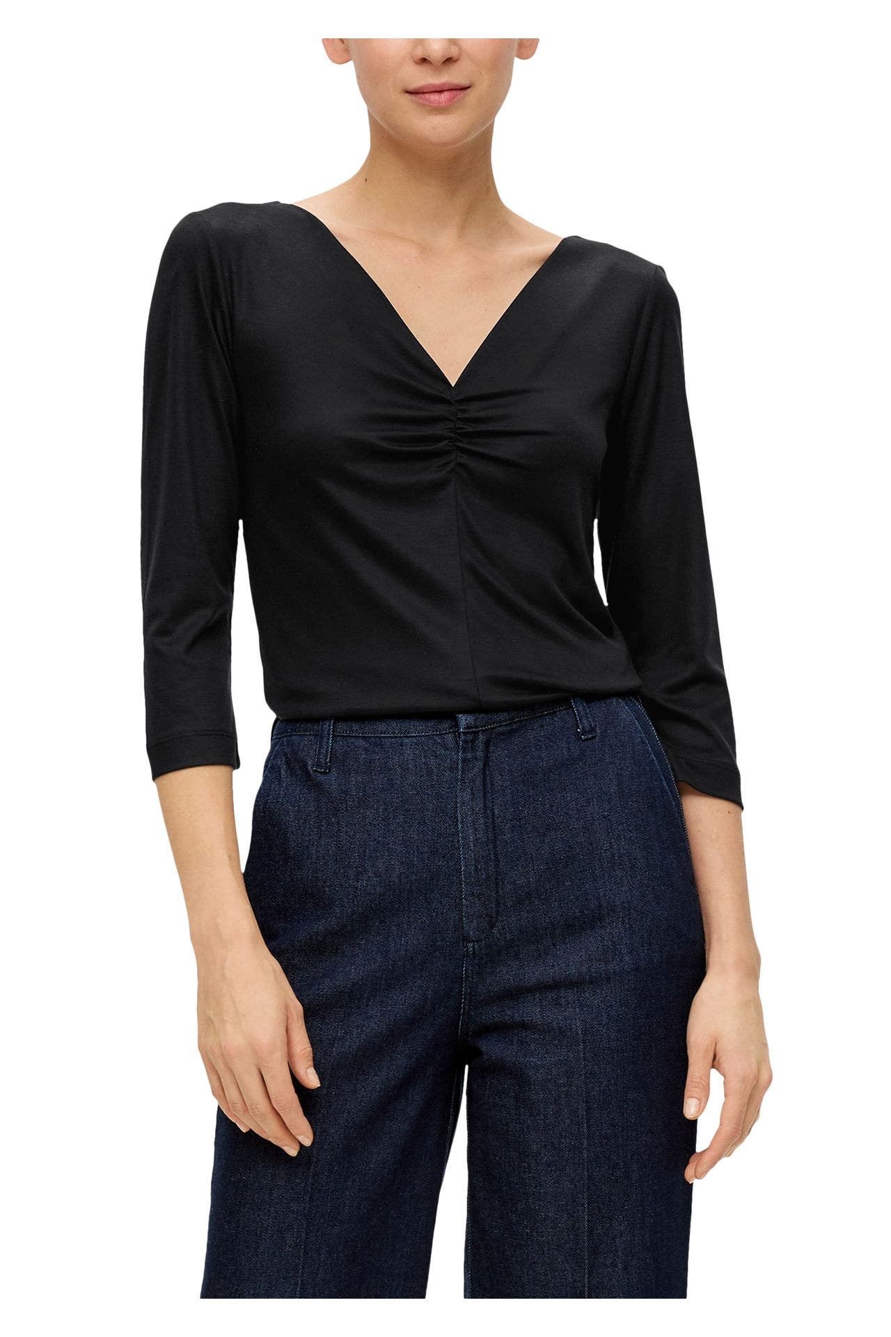 S.OLIVER BLACK LABEL Longsleeve schwarz, Bild 1
