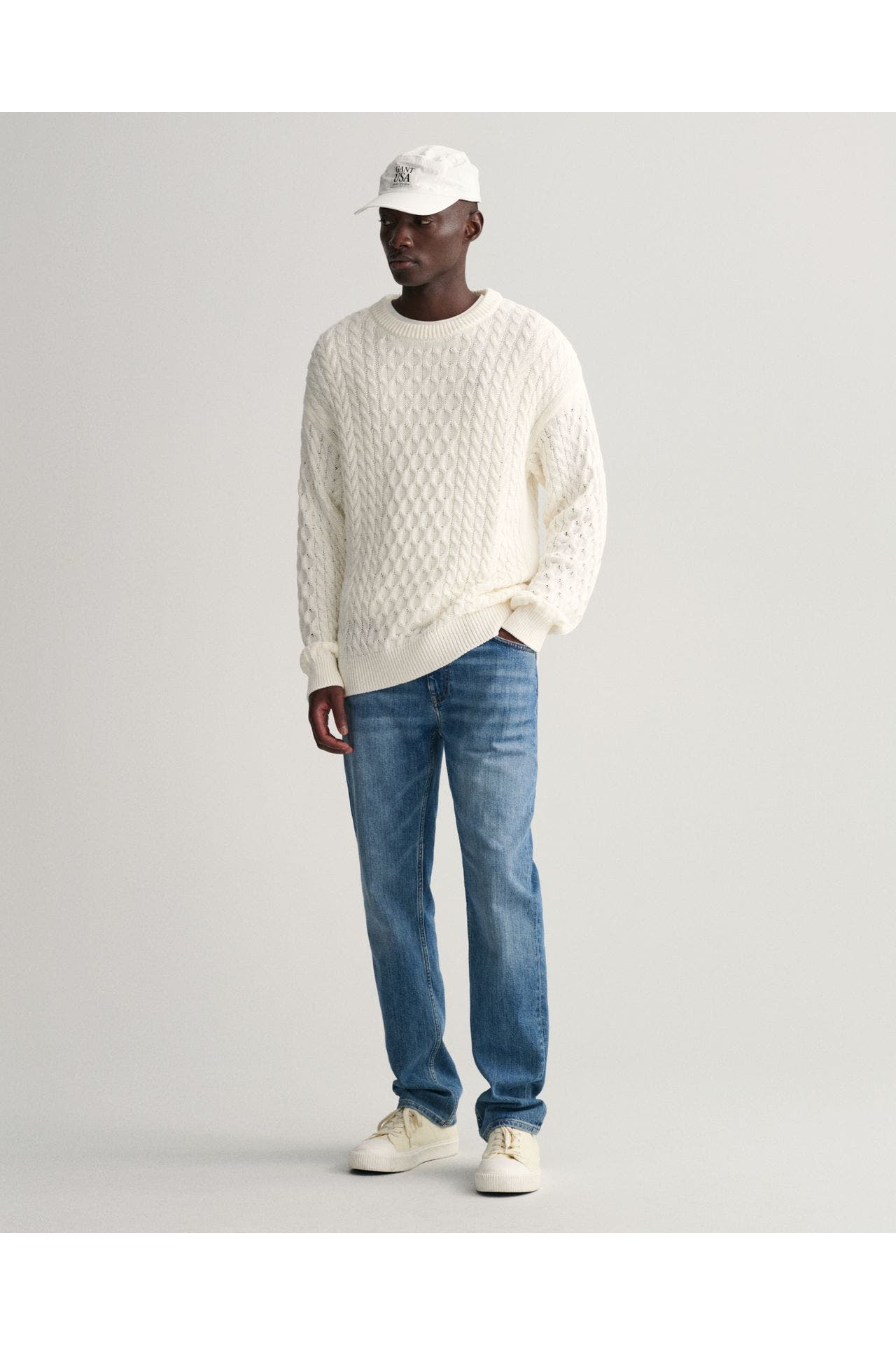GANT Strickpullover creme, Bild 1