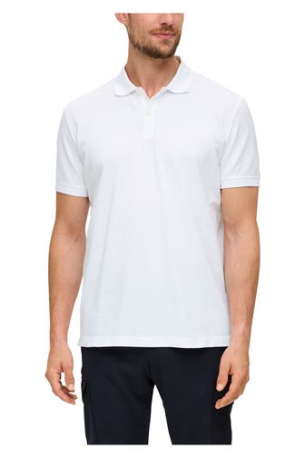 S.OLIVER Polo-Shirt weiß