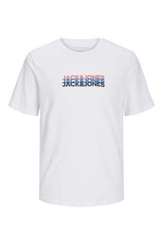 JACK & JONES T-Shirt weiß