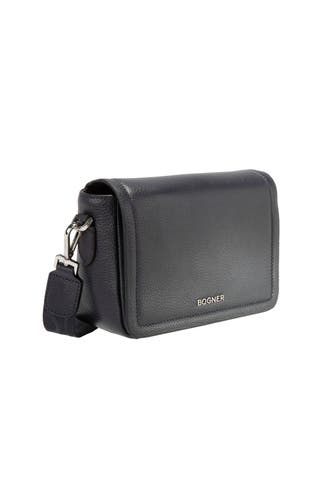 BOGNER Schultertasche 'Wallis Bar' schwarzblau