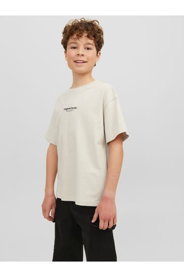JACK & JONES T-Shirt beige