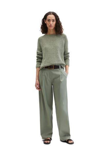 MARC O'POLO Strickpullover graugrün