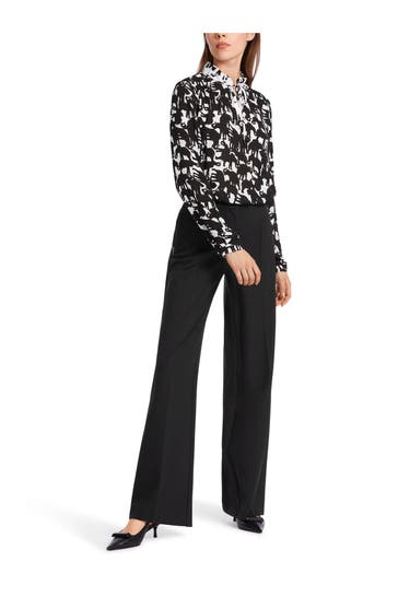 MARC CAIN Stoffhose schwarz 