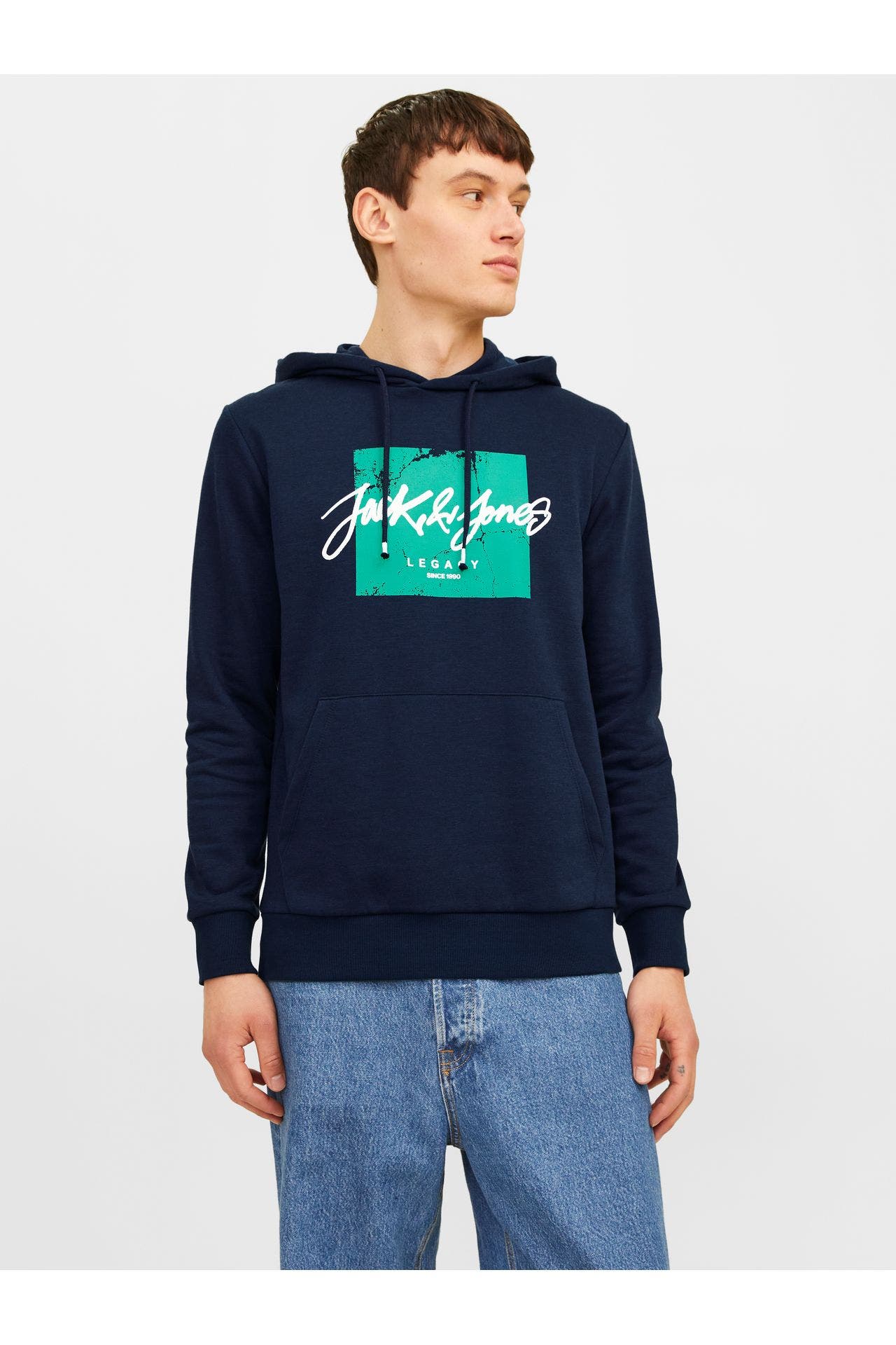 JACK & JONES Hoodie navy, Bild 1