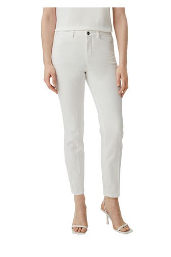 COMMA, Stoffhose weiß