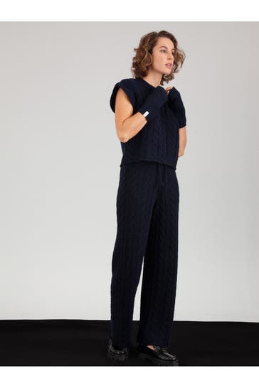 FTC Kaschmir-Pullunder nachtblau