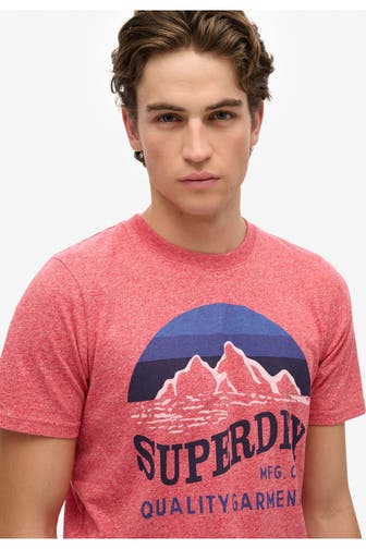 SUPERDRY T-Shirt 'Great Outdoors' rot