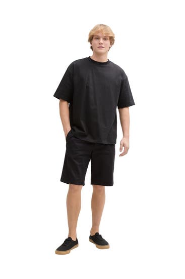 TOM TAILOR - Chino-Shorts schwarz
