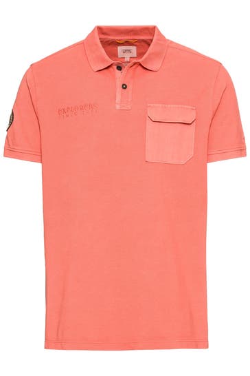 CAMEL ACTIVE Polo-Shirt hellorange