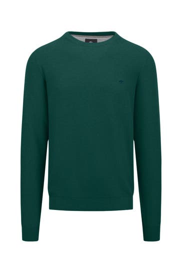 FYNCH-HATTON Strickpullover tannengrün