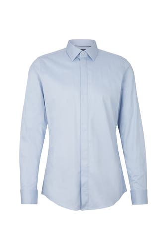 JOOP! Business-Hemd Pitu Uma hellblau Slim Fit