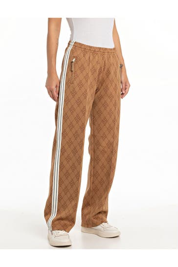 REPLAY Joggpants braun gemustert